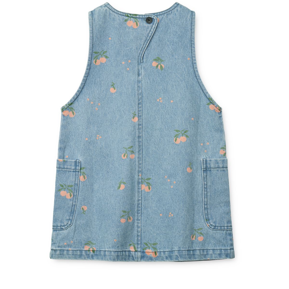 Liewood Angelica - Robe en jean imprimée - Peach / Light Blue Denim - Robe