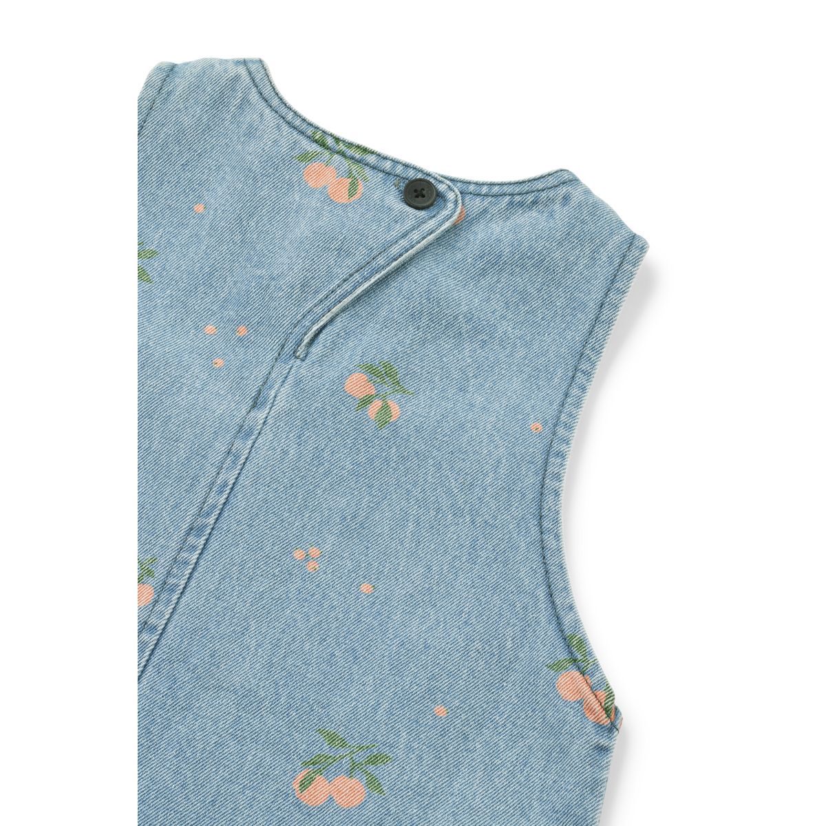 Liewood Angelica - Robe en jean imprimée - Peach / Light Blue Denim - Robe
