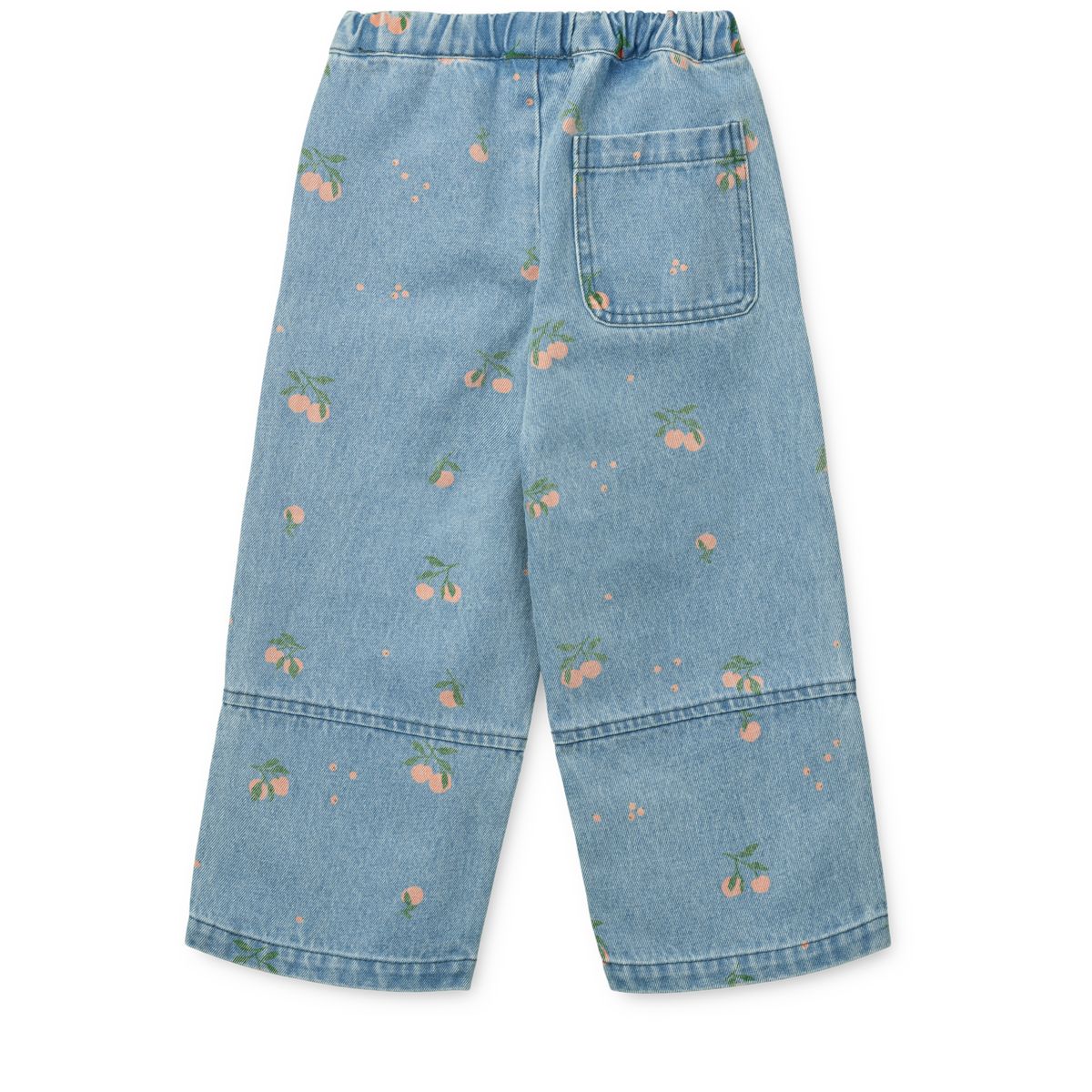 Liewood Jean à Imprimé CESAR - Peach / Light Blue Denim - Pantalon