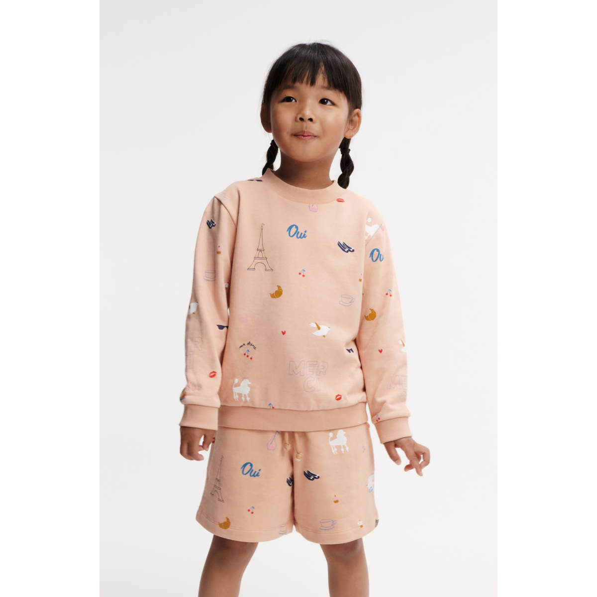 Liewood Short de Survêtement Imprimé GRAM - Paris / Pale tuscany - Shorts