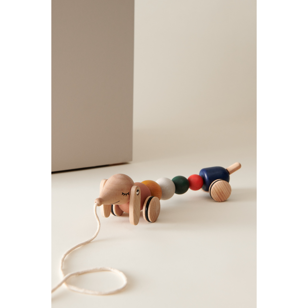 Liewood Jouet à tirer Barthes - Golden caramel multi mix - Jouet à tirer