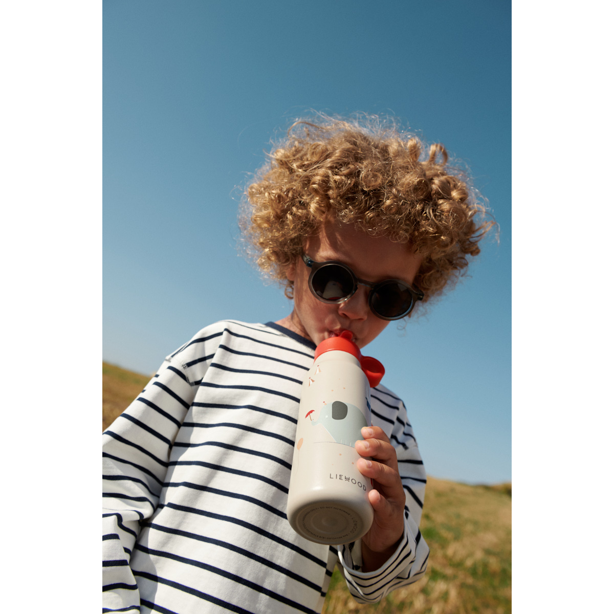 Liewood Gourde Falk 350 ml - Circus / Sandy - Goude eau