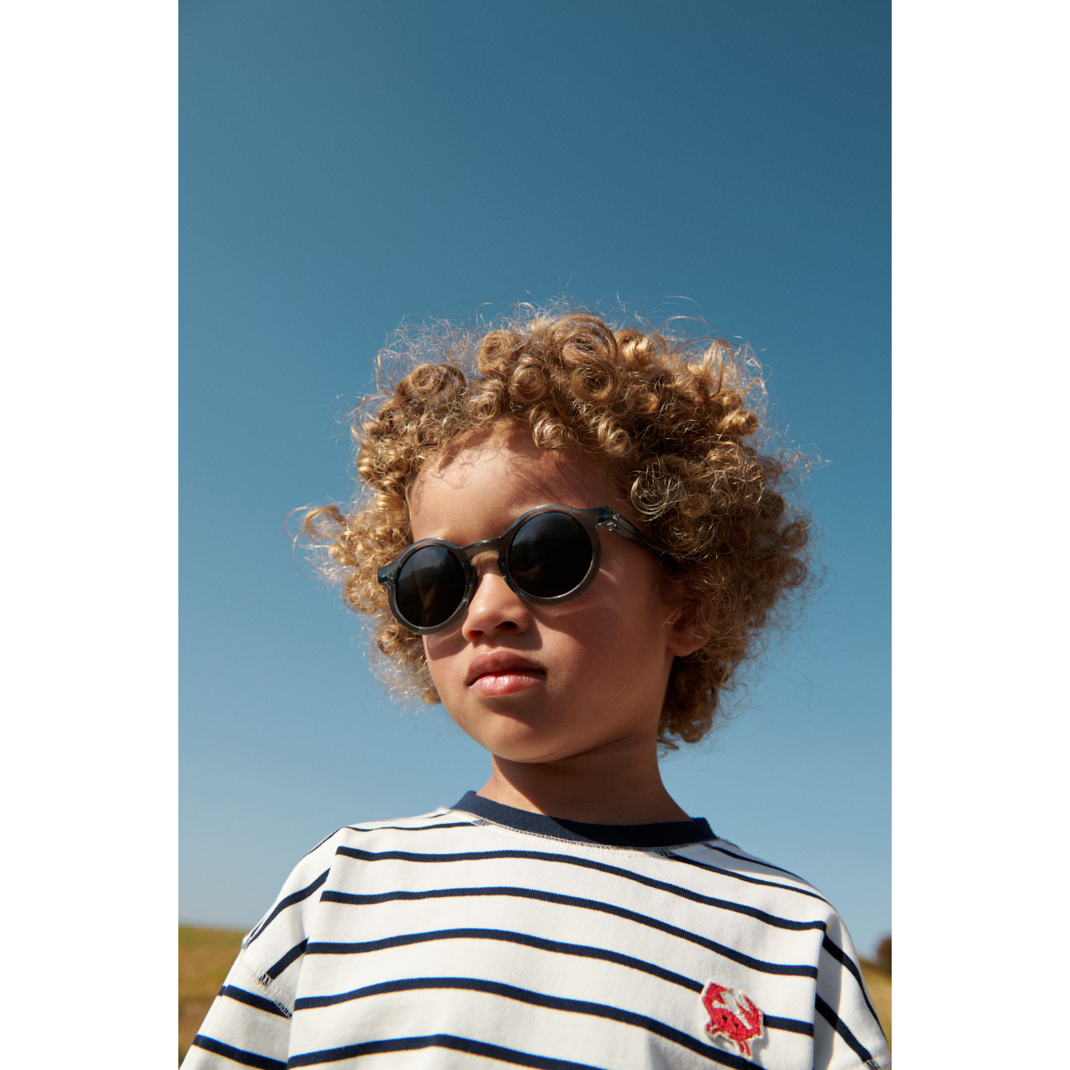 Liewood Lunettes de Soleil DARLA Junior 4-10 Ans - Whale Blue transparent - Lunettes de soleil