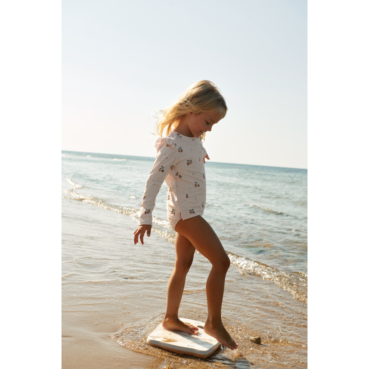 Liewood T-shirt de bain imprimé Tenley - Peach / Sea shell - T-shirt de bain