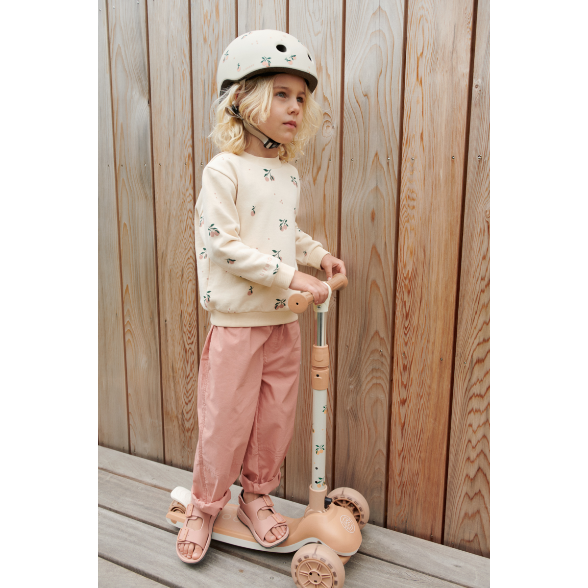 Liewood Sweat-shirt imprimé Thora - Peach / Sea shell - Pull