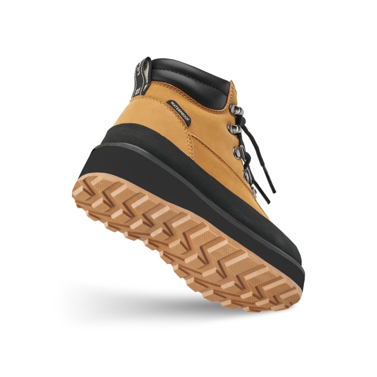 Liewood Botte en cuir Lucien - Golden caramel / Black - Botte