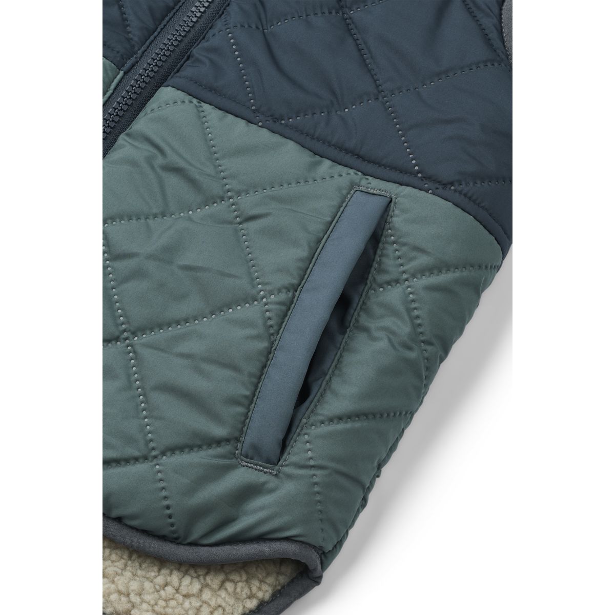 Liewood Veste Polaire Réversible DIANA - Whale blue multi mix - Weste