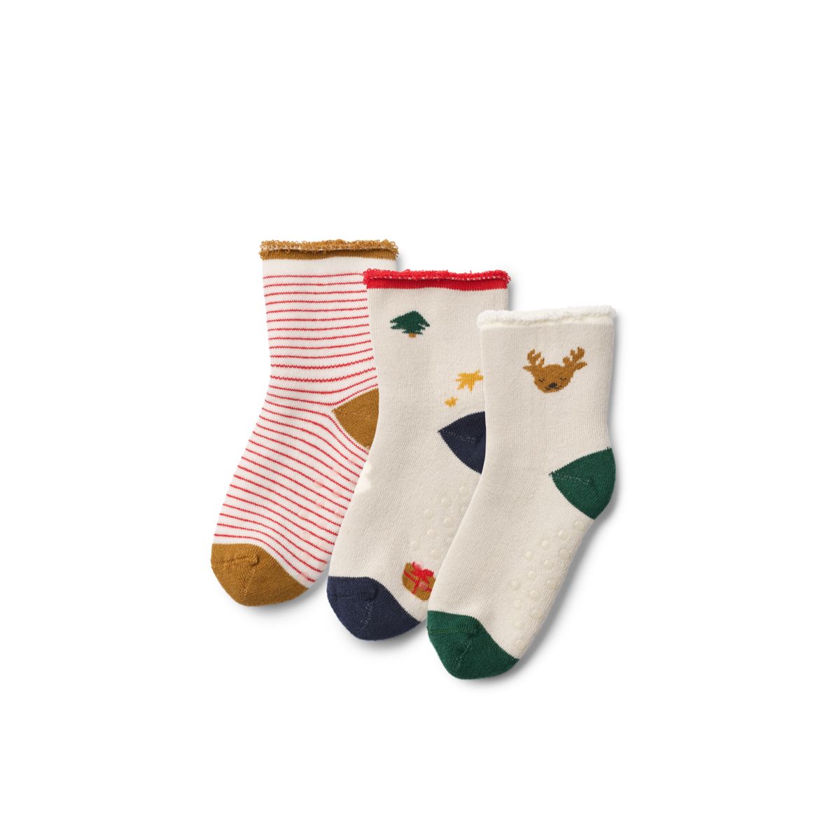 Paires de Chaussettes pour Bébé ELOY, Lot de 3 - Holiday / Sandy