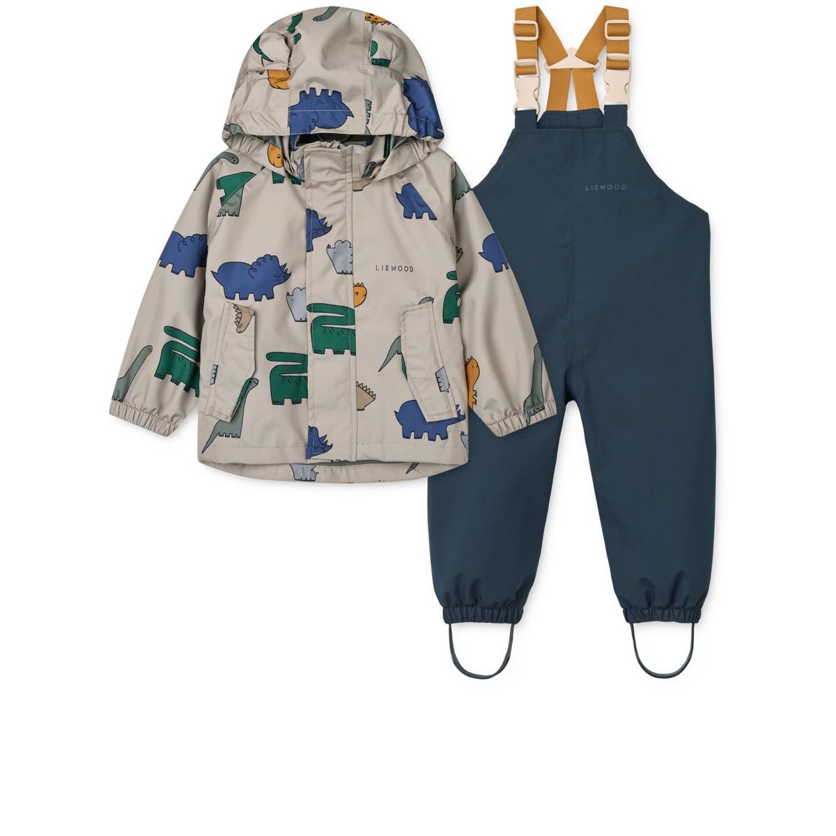 Liewood Ensemble Imperméable MANU - Dinosaurs / Mist - Ensemble