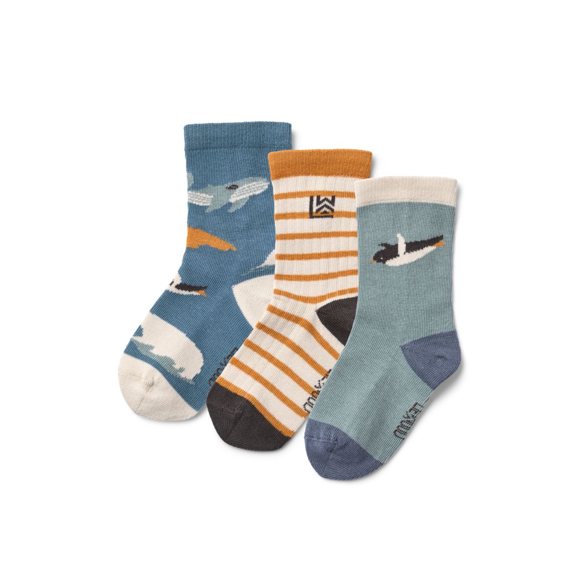 Liewood Paires de Chaussettes SILAS, Lot de 3 - Arctic Sea / Ocean view - Chaussettes/Bas