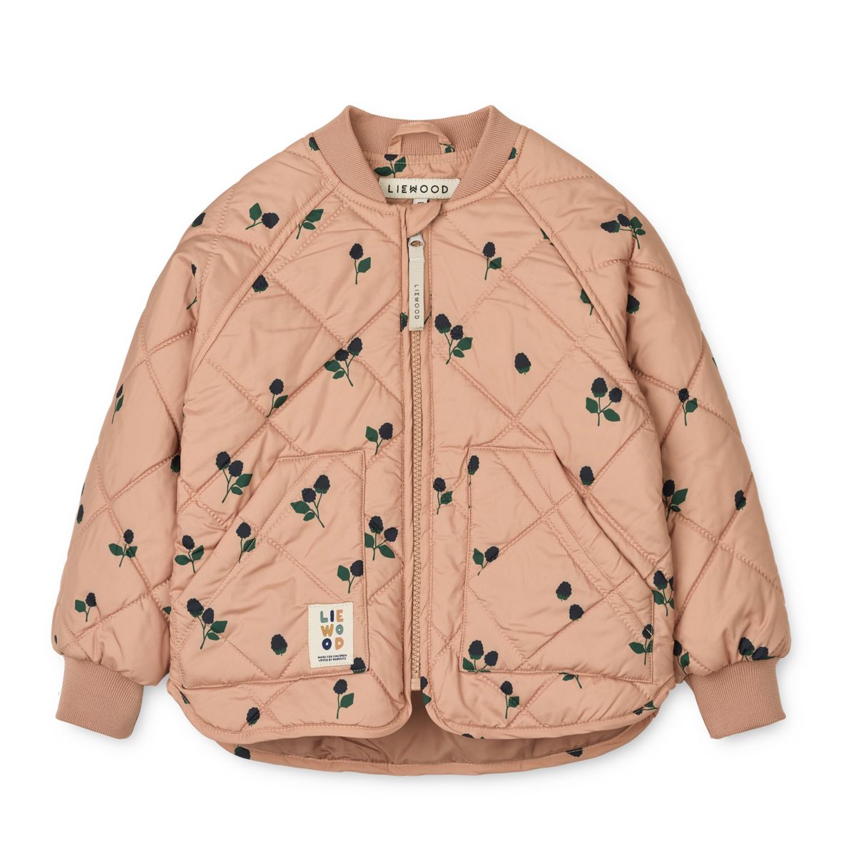 Liewood Ensemble thermique ZELLA - Berry / Pale tuscany / Embroidery - Ensemble