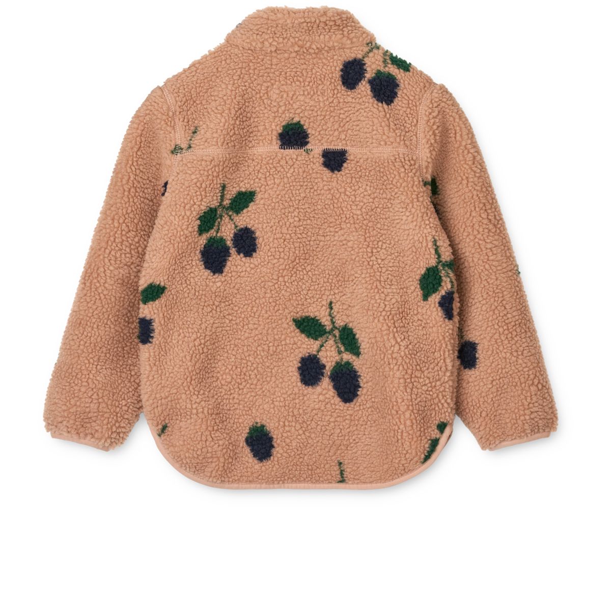 Liewood Nolan Pile Jacket - Berry / Pale Tuscany - JACKET