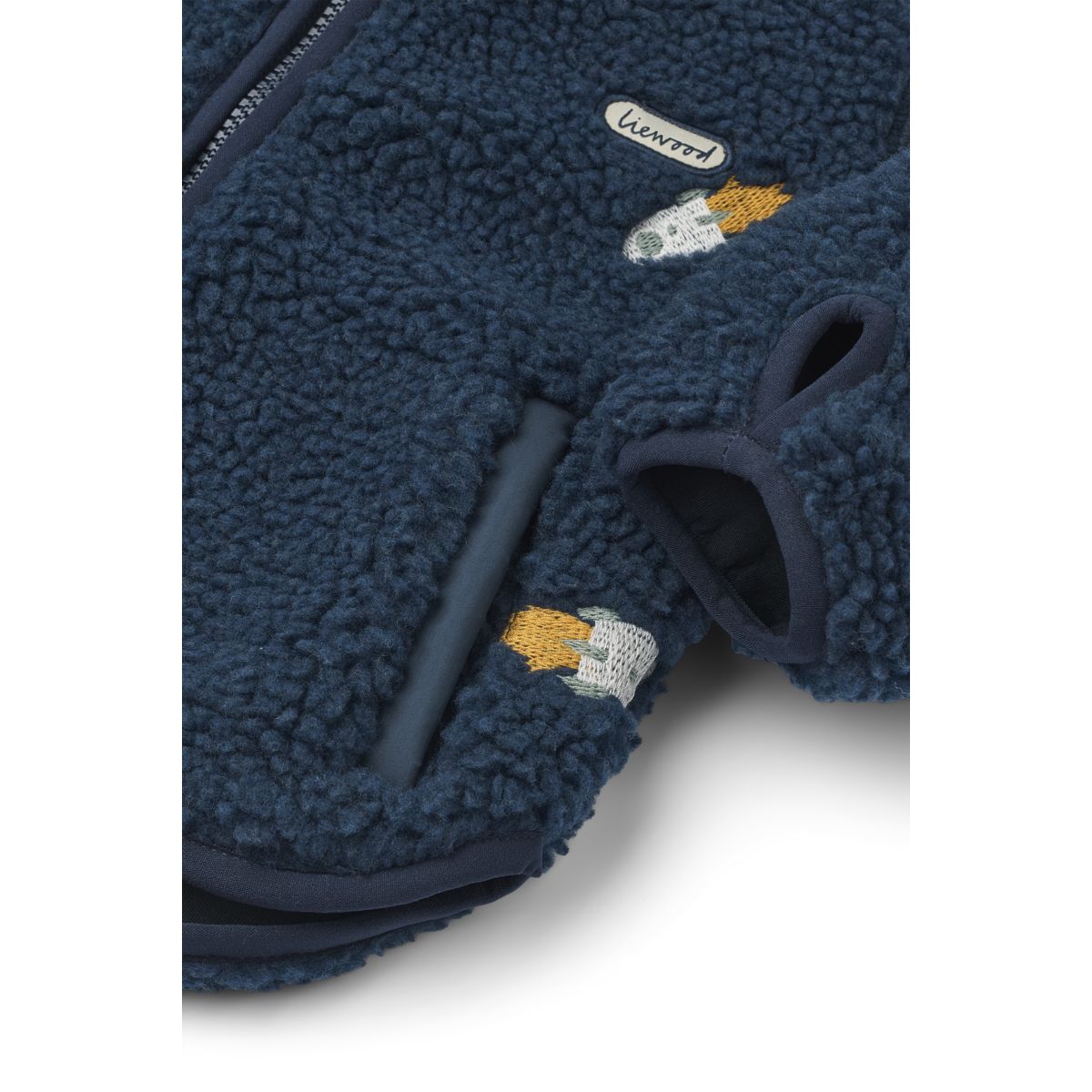 Liewood Polaire Mara Avec Oreilles - Rocket / Classic navy / Embroidery - Veste