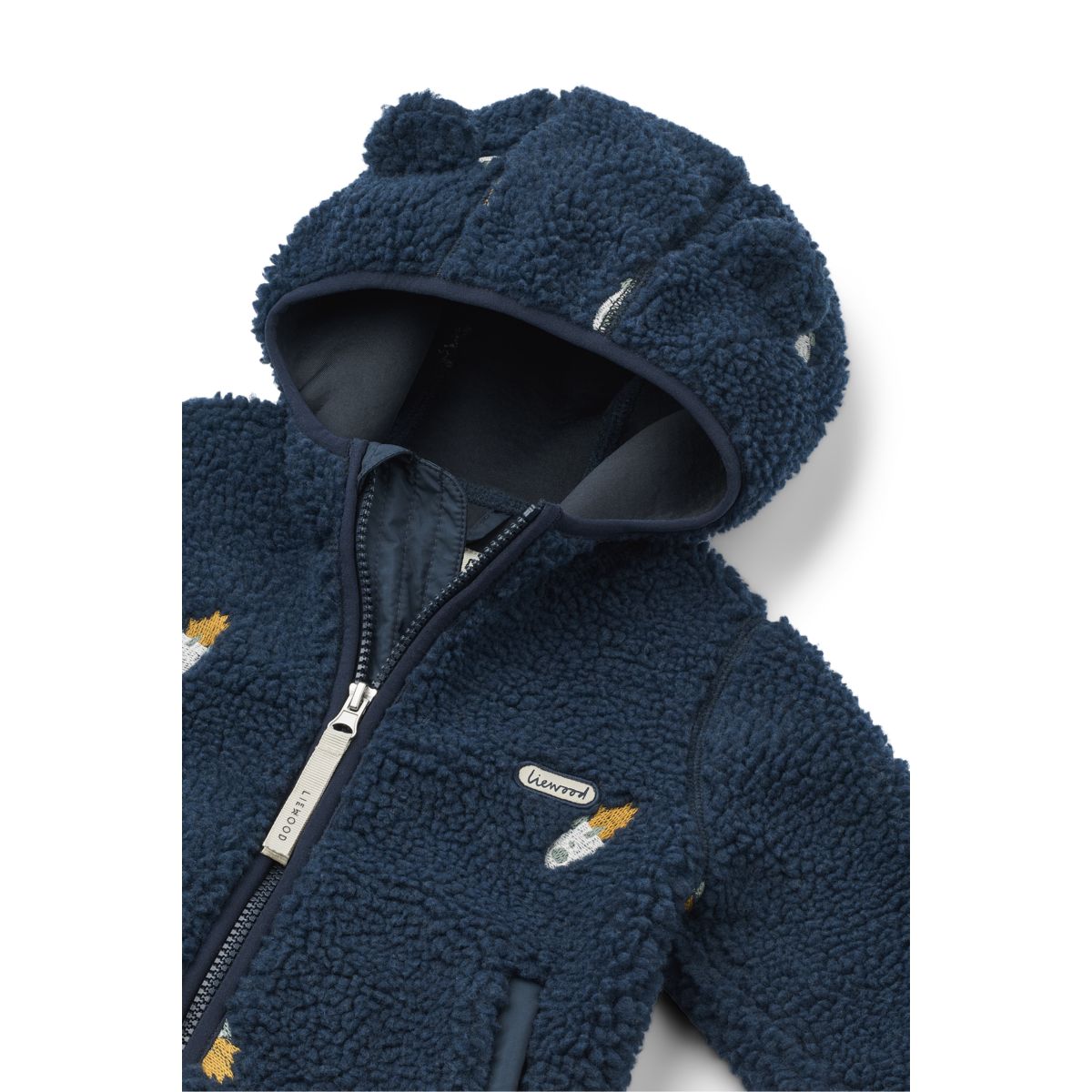 Liewood Polaire Mara Avec Oreilles - Rocket / Classic navy / Embroidery - Veste