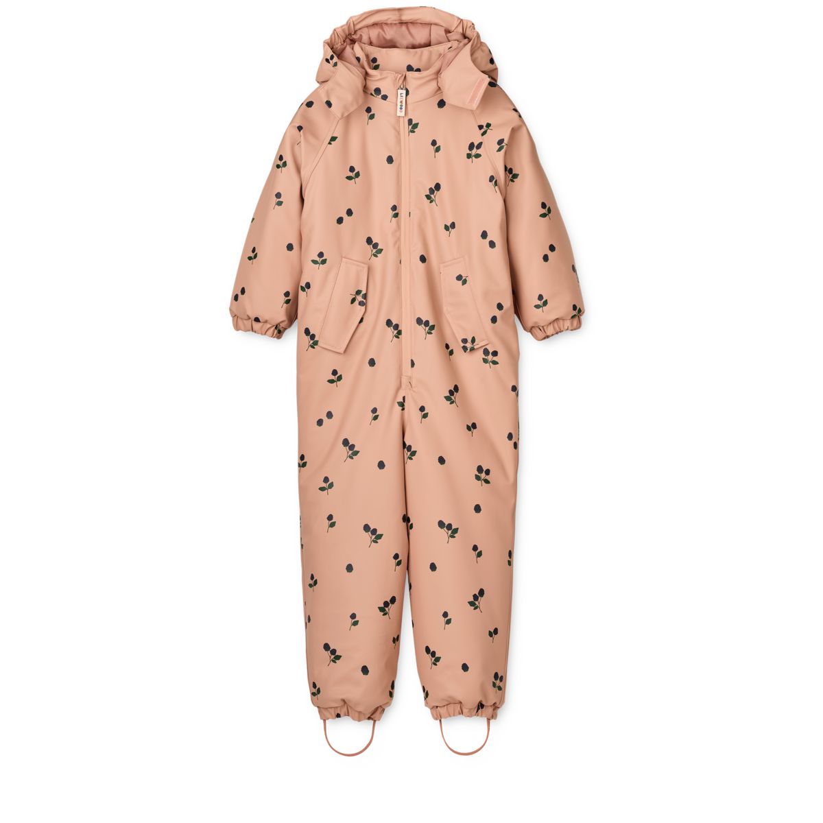 Liewood Combinaison de Pluie MADDY en PU - Berry / Pale tuscany / Embroidery - SUIT
