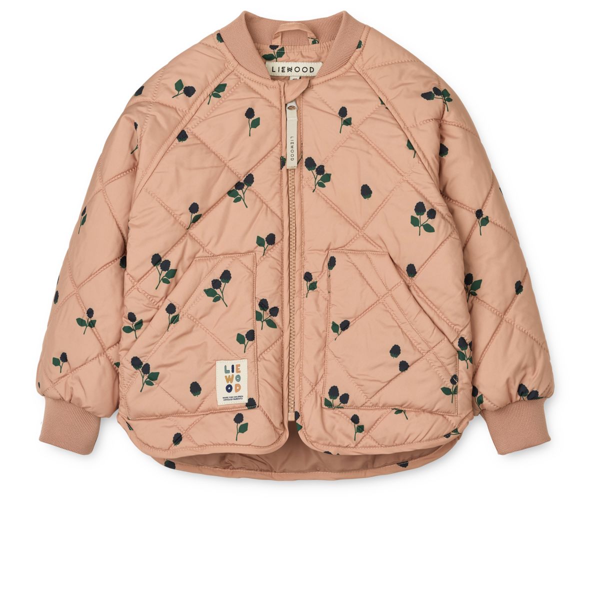 Liewood Veste Thermique ZELLA - Berry / Pale tuscany / Embroidery - Veste