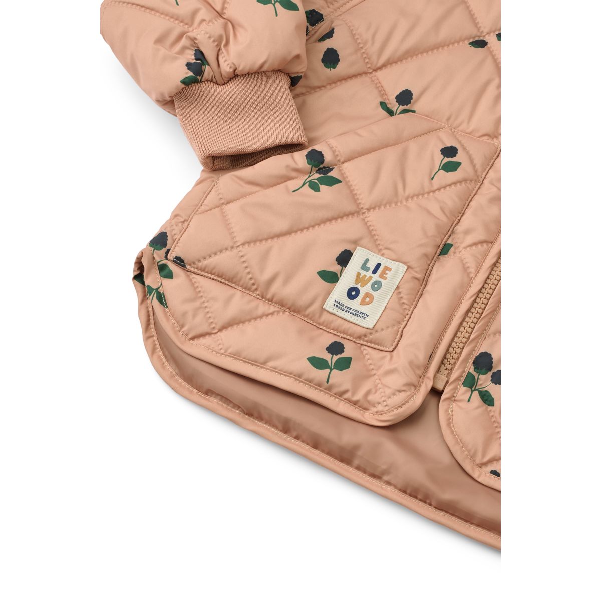 Liewood Veste Thermique ZELLA - Berry / Pale tuscany / Embroidery - Veste