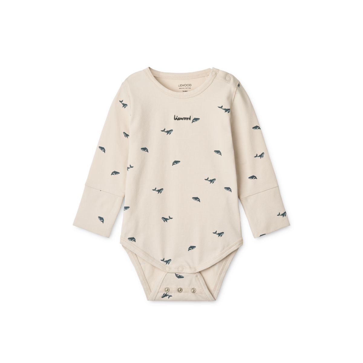 Liewood Bodies pour Bébé YANNI, Lot de 2 - Mini whale / Sandy - Body