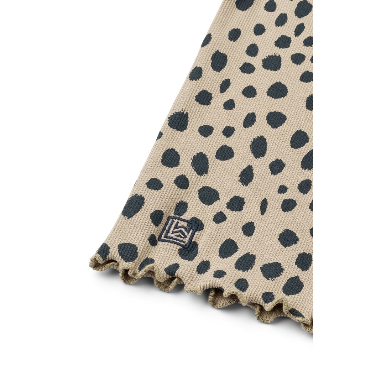 Liewood T-shirt à Manches Longues Côtelé NIEVE - Leo spots / Mist - T-shirt