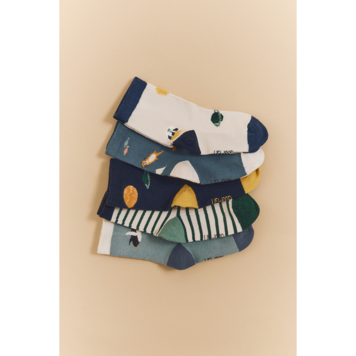 Liewood Paires de Chaussettes SILAS, Lot de 3 - Arctic Sea / Ocean view - Chaussettes/Bas