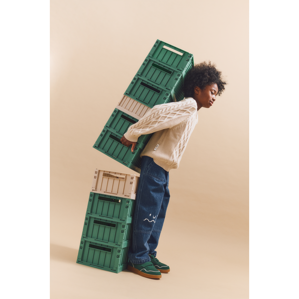 Liewood Pull en Maille Torsadée CALLIO - Sandy - Pull