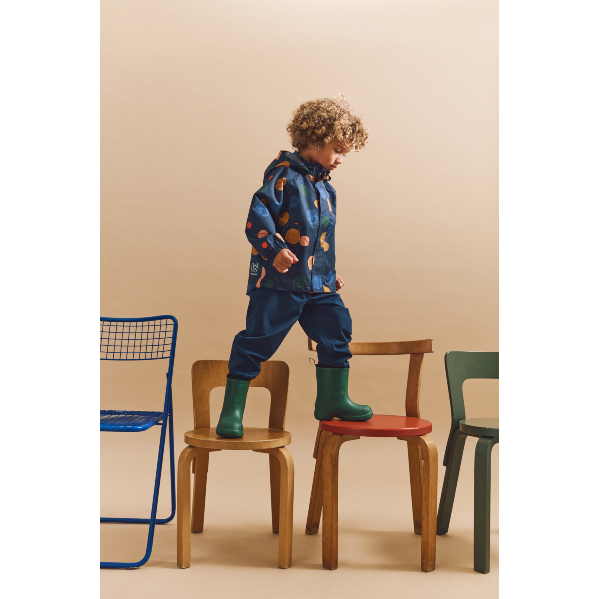 Liewood Botte de pluie ASTON - Garden green mix - Botte de pluie