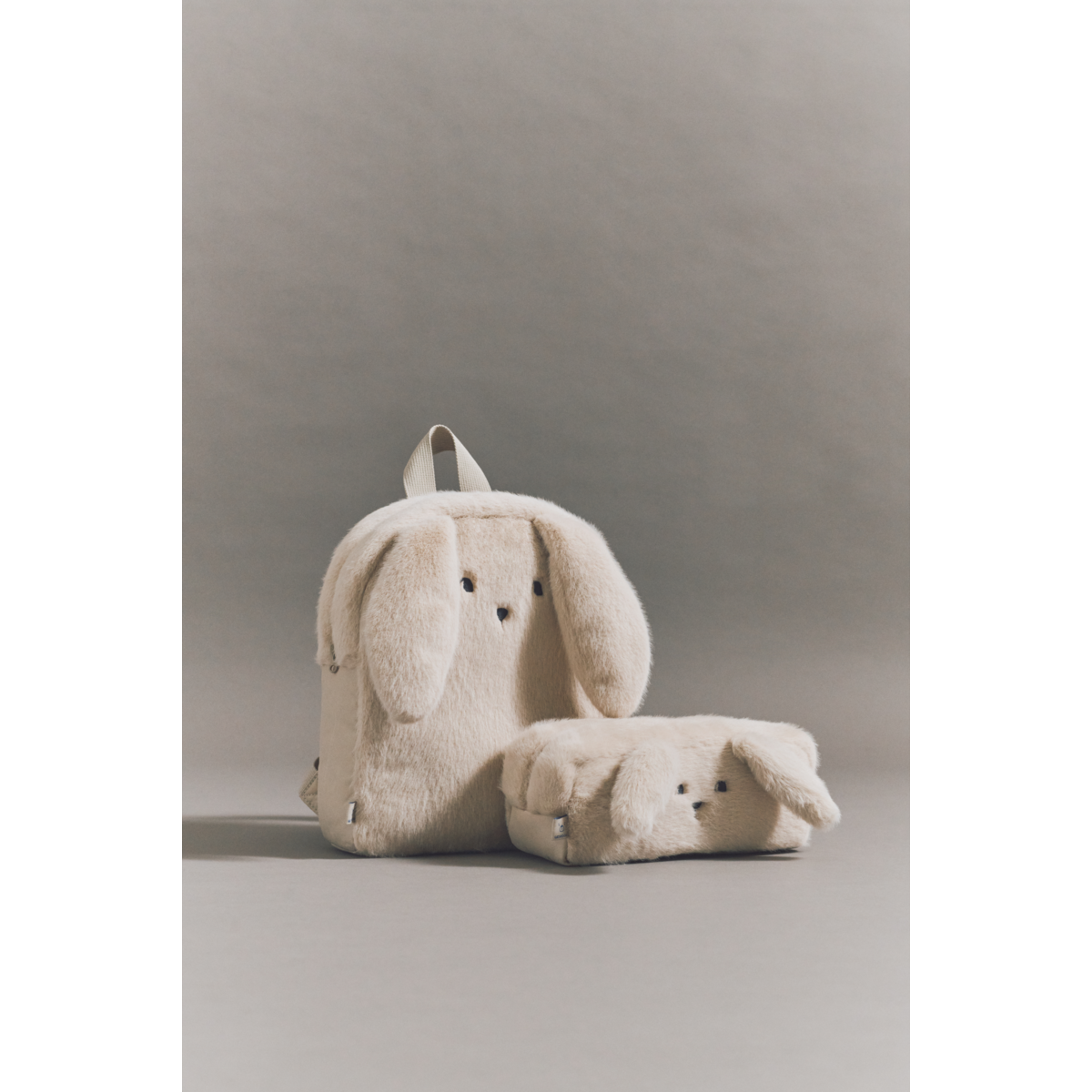 Liewood Trousse à Crayons en Peluche Lapin BENO - Mist - Trousse