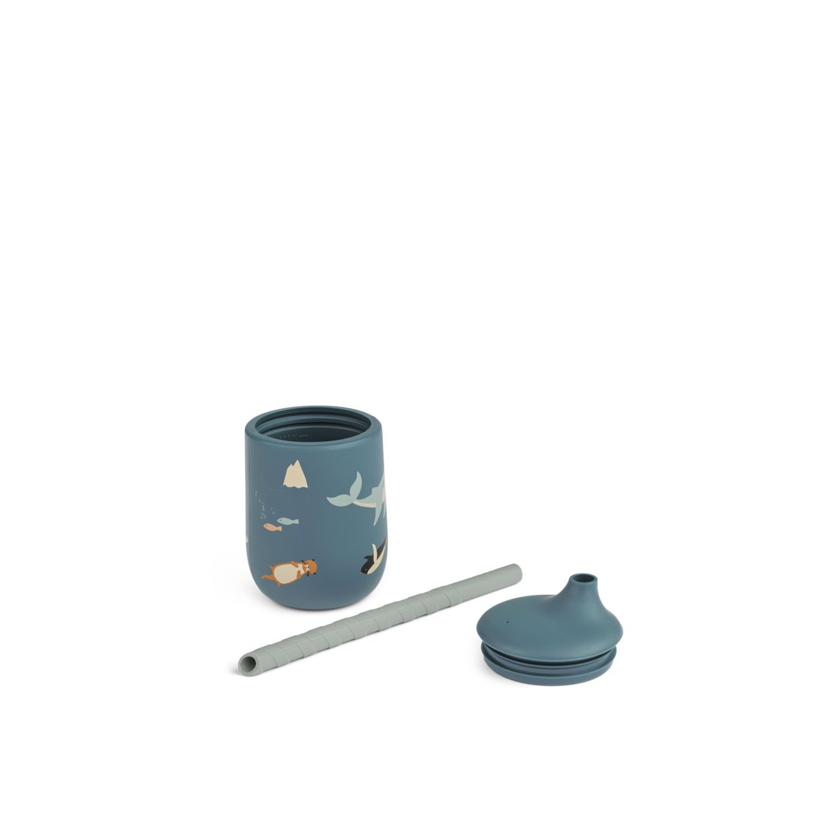 Liewood Tasse à Bec à Imprimé ELLIS - Arctic Sea / Ocean view - Gobelet