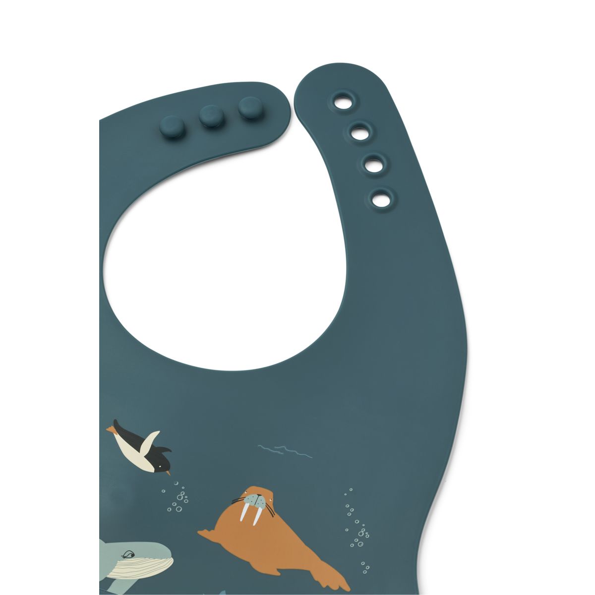 Liewood Bavoirs à Imprimé EMBER, Lot de 2 - Arctic Sea / Ocean view - Bavoir