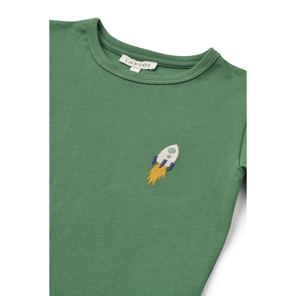 Liewood T-shirt à Manches Longues APIA - Love my planet / Dusty ivy multi mix - T-shirt