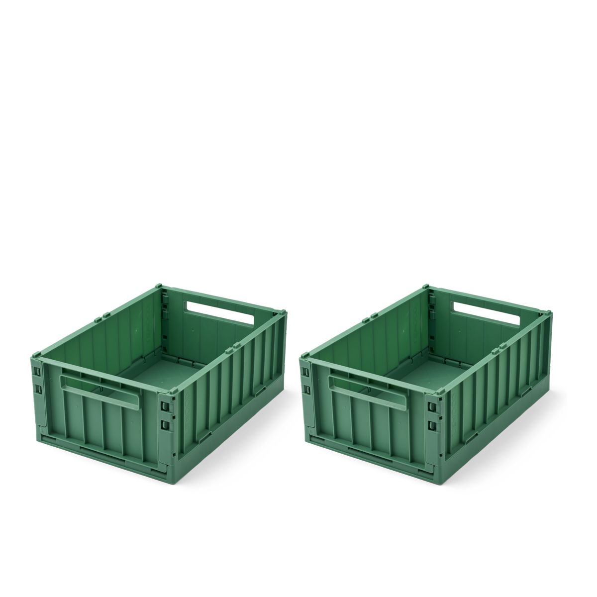 Liewood Boîtes de Rangement WESTON Taille M, Lot de 2 - Dusty ivy - Boîtes de rangement
