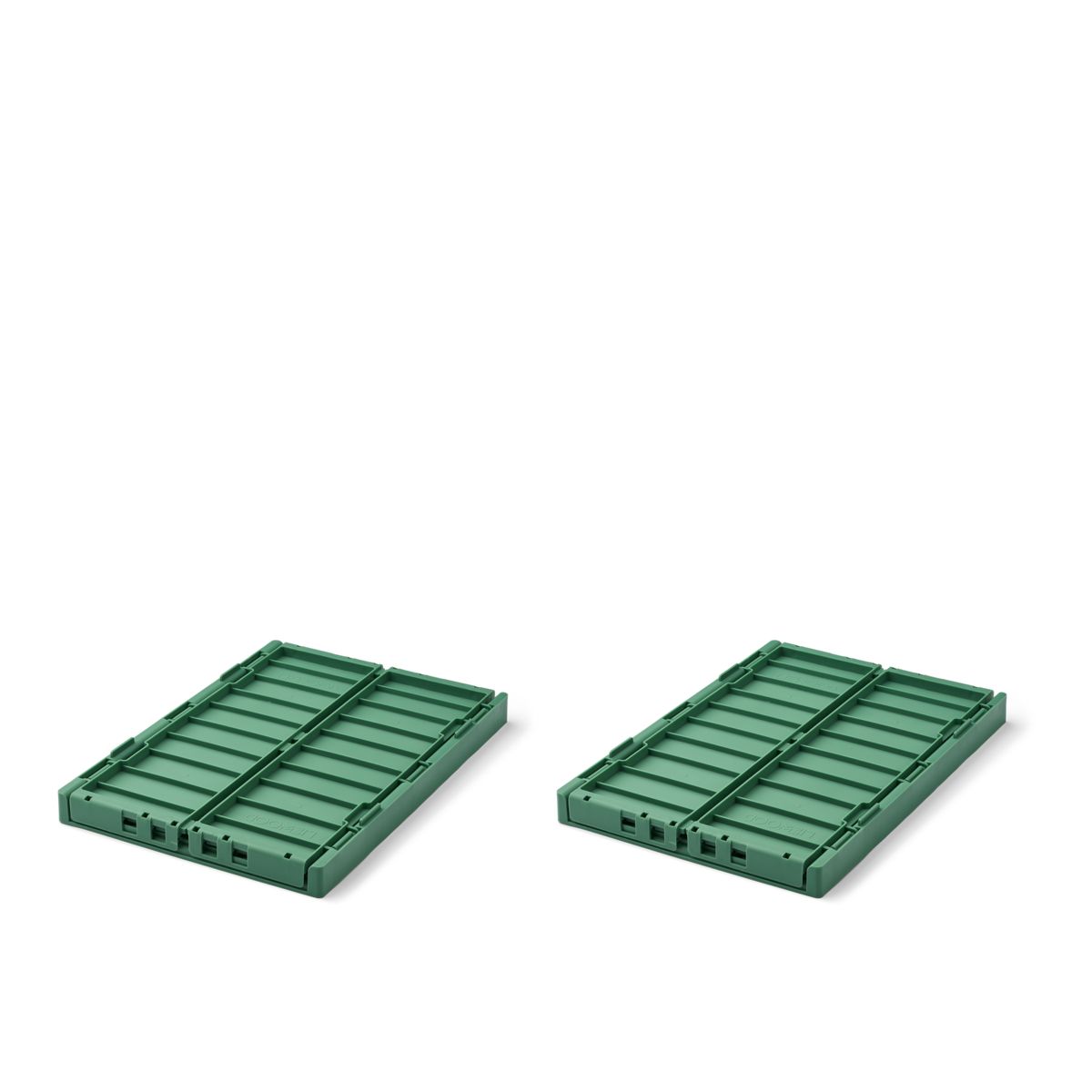 Liewood Boîtes de Rangement WESTON Taille M, Lot de 2 - Dusty ivy - Boîtes de rangement