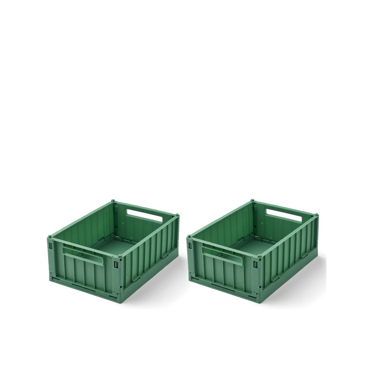 Liewood Boîtes de Rangement WESTON - PETIT, Lot de 2 - Dusty ivy - Boîtes de rangement