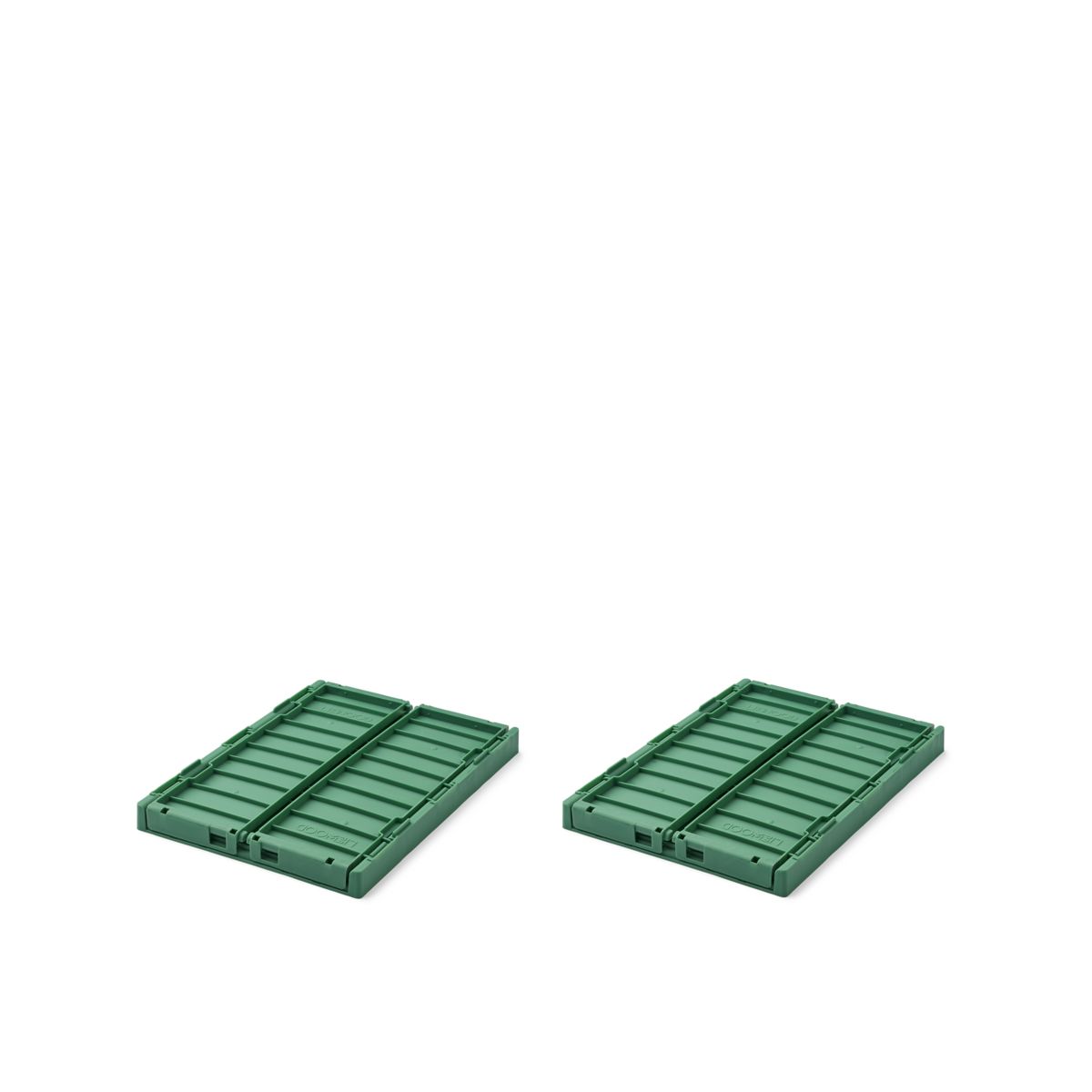 Liewood Boîtes de Rangement WESTON - PETIT, Lot de 2 - Dusty ivy - Boîtes de rangement