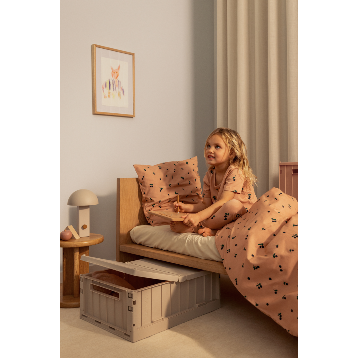 Liewood Linge de Lit Simple CARL 135x200 - Berry / Pale Tuscany - Linge de lit
