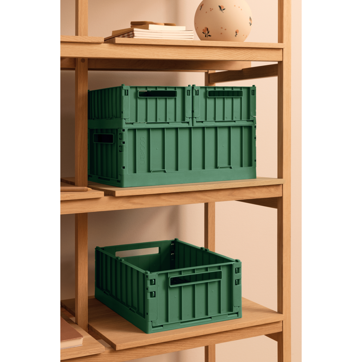 Liewood Boîtes de Rangement WESTON - PETIT, Lot de 2 - Dusty ivy - Boîtes de rangement