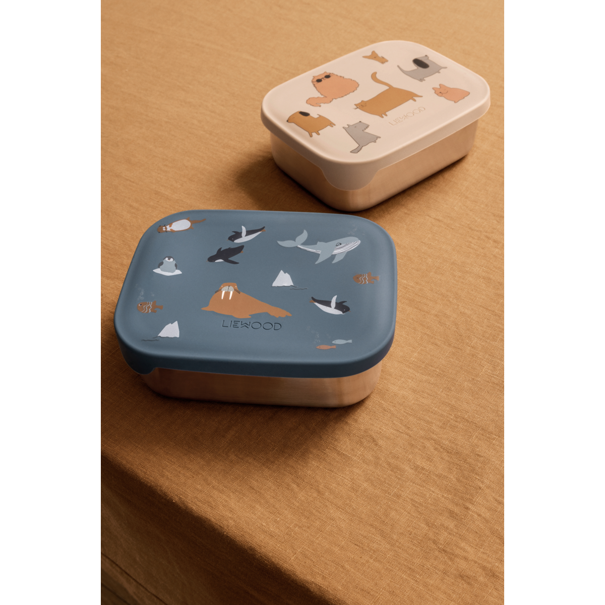 Liewood Boîte à Déjeuner ARTHUR - Arctic Sea / Ocean view - Boîte à goûter
