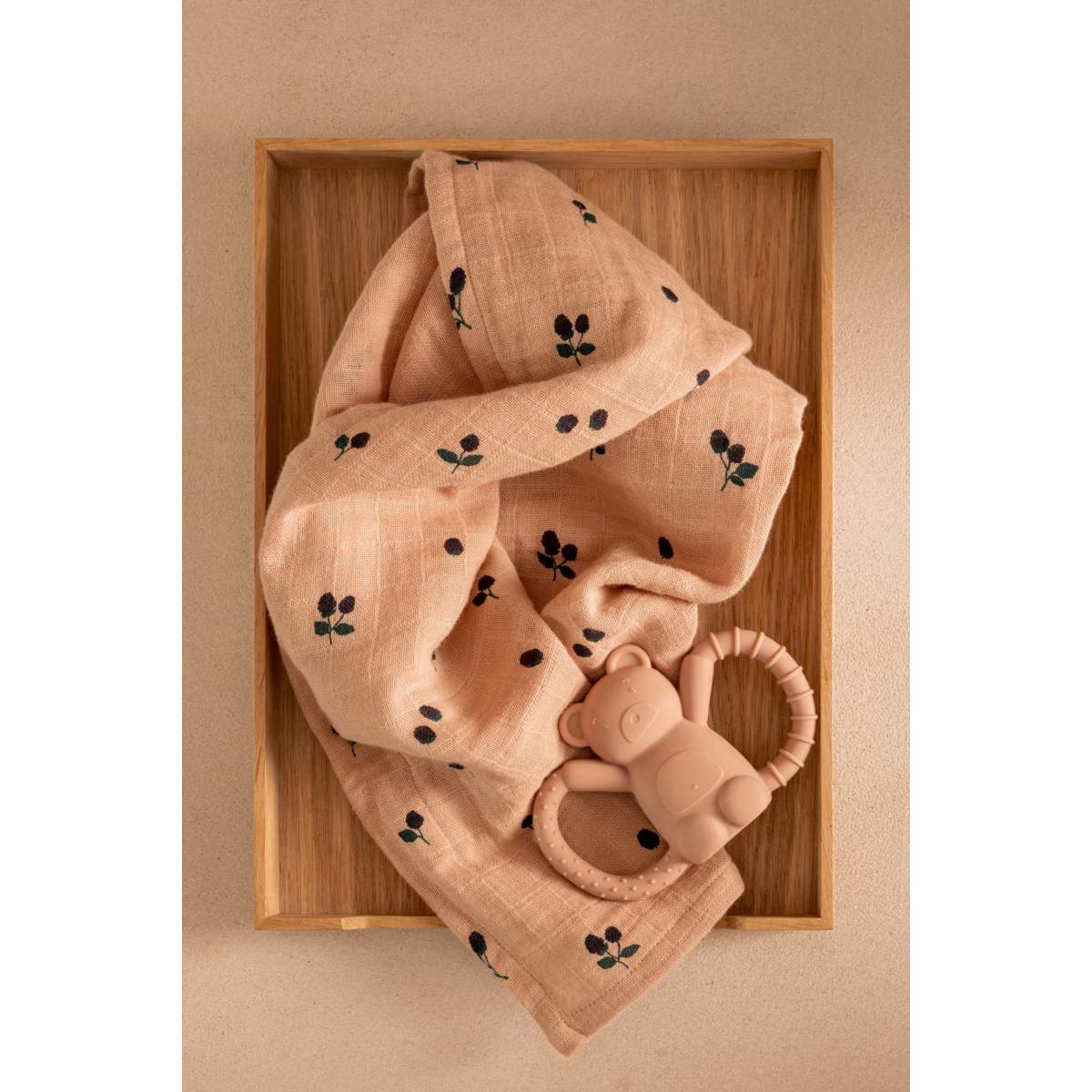 Liewood Langes en Mousseline LEWIS, Lot de 2 - Mini Berry / Pale tuscany - Langes en mousseline