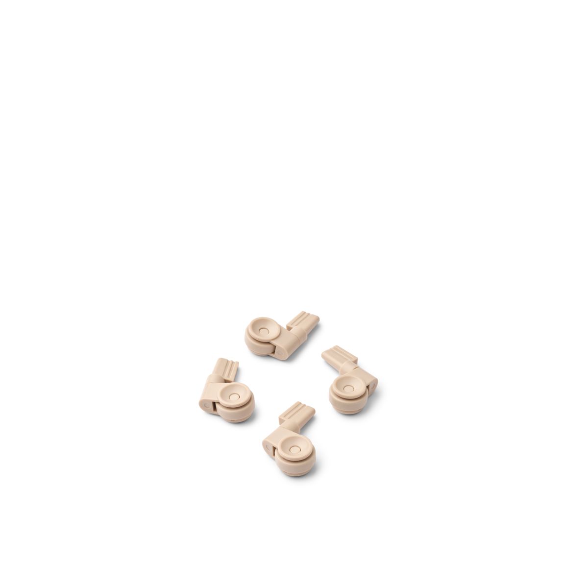 Liewood Roulettes Pivotantes pour Boîte WESTON - MOYEN, Lot de 1 - Sandy - PIÈCES DE RECHANGE POUR LE STOCKAGE