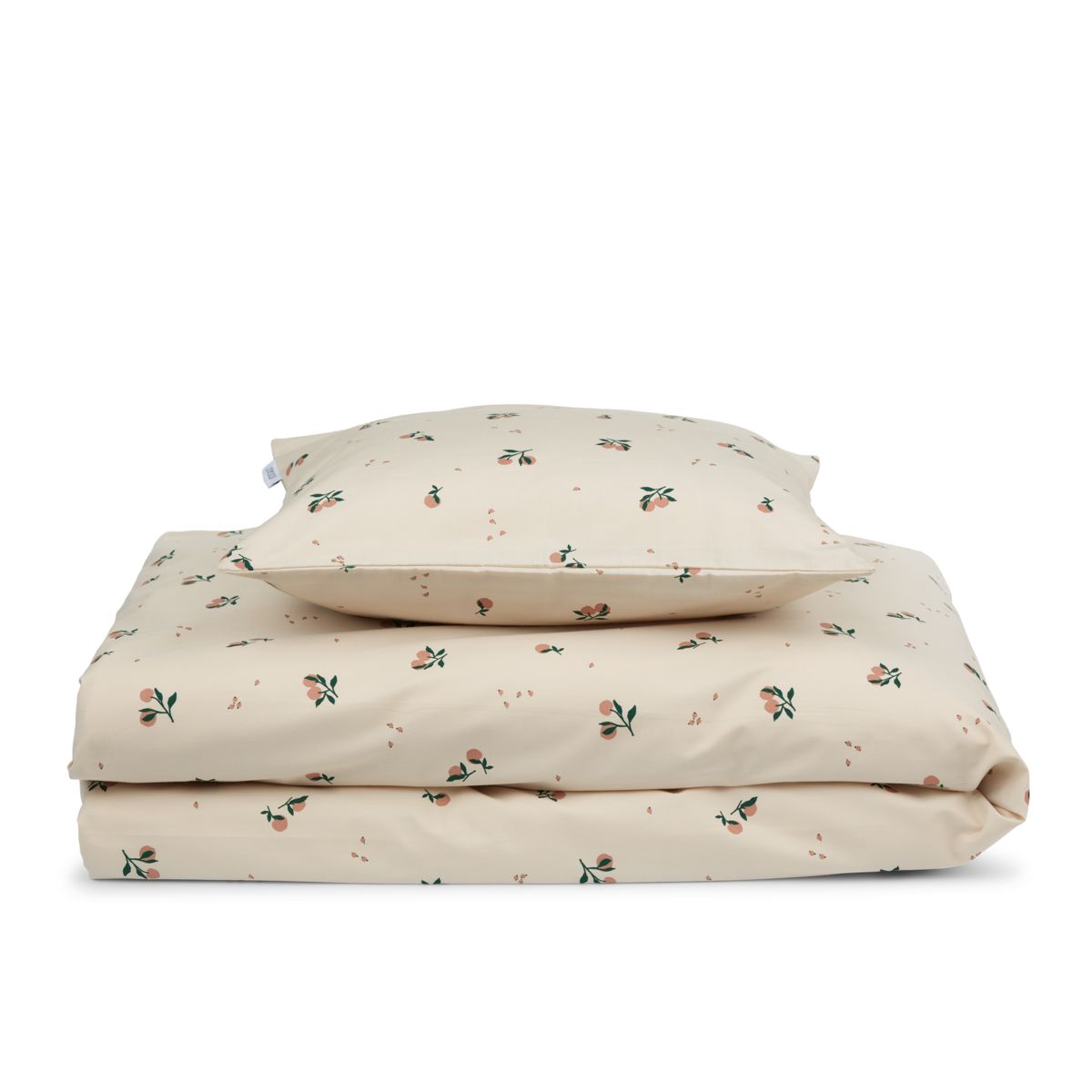 Liewood Linge de Lit Simple CARL 135x200 - Peach / Sea shell - Linge de lit