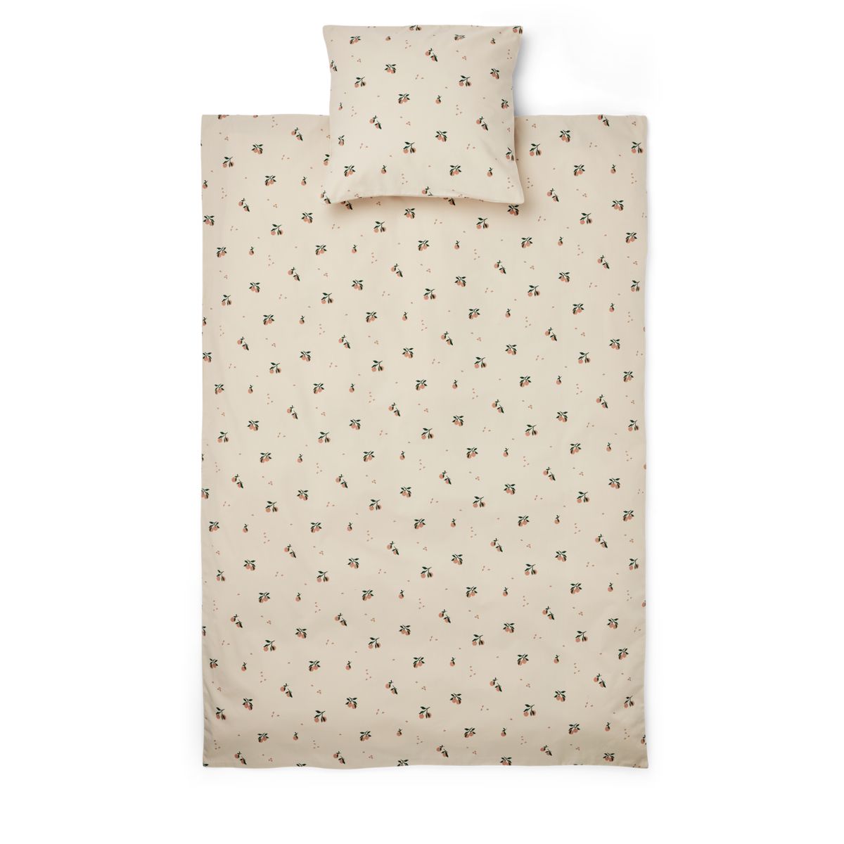 Liewood Linge de Lit Simple CARL 135x200 - Peach / Sea shell - Linge de lit