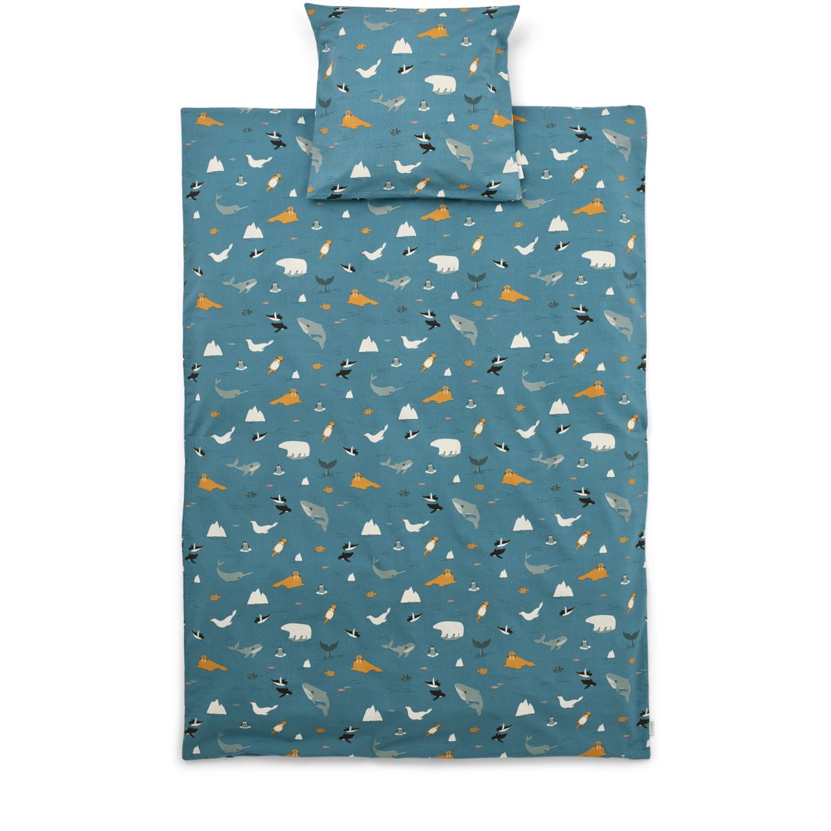 Liewood Linge de Lit Simple CARL 140x200 - Arctic Sea / Ocean view - Linge de lit