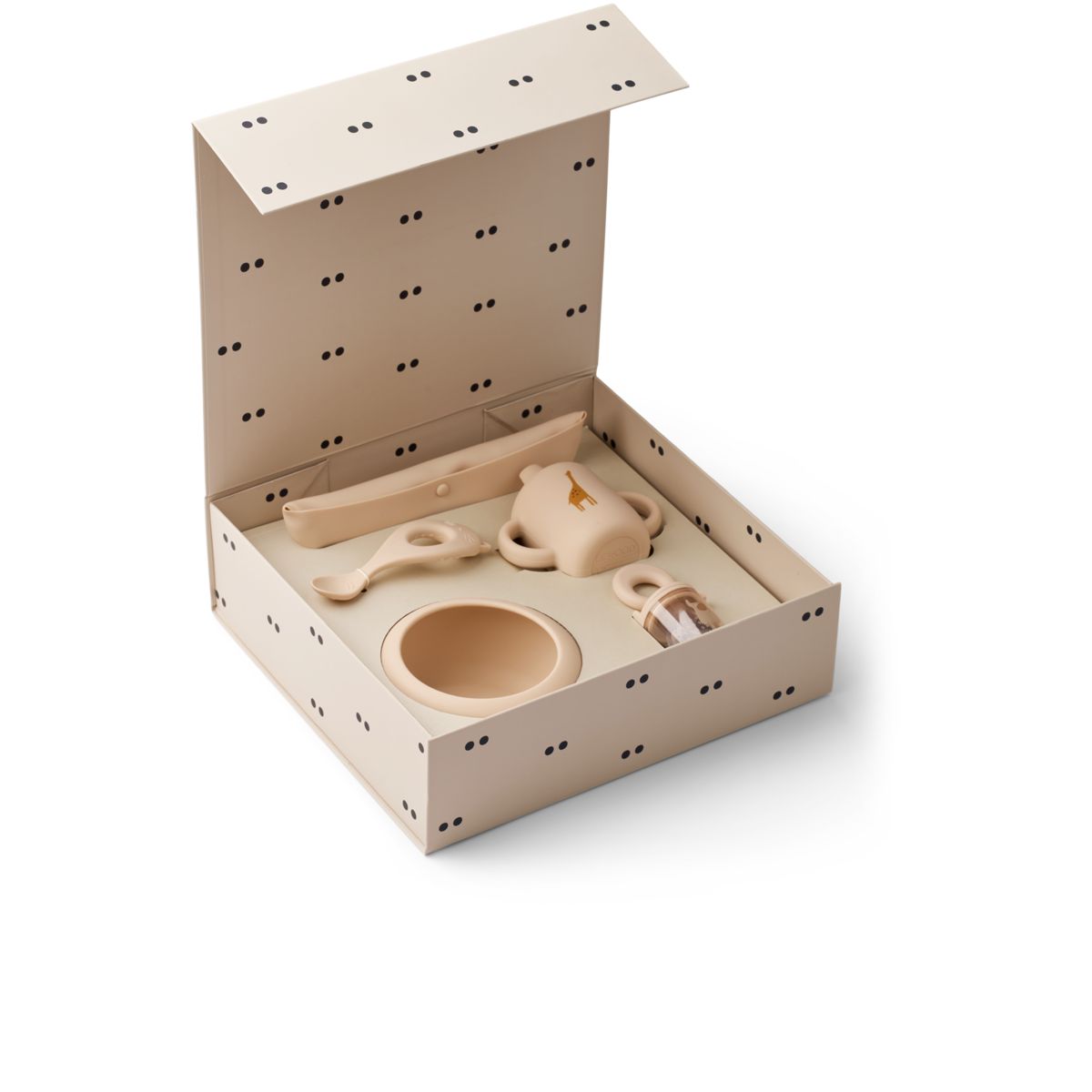 Liewood Set de Repas pour Bébé MILEAH - Apple blossom - Ensemble de vaisselle