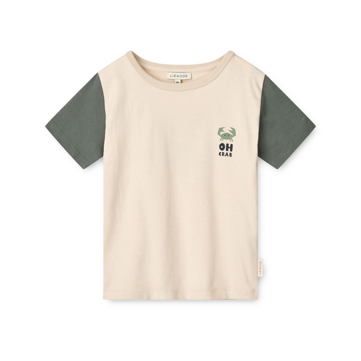 Liewood T-Shirt À Imprimé - Oh Crab / Sandy - T-shirt