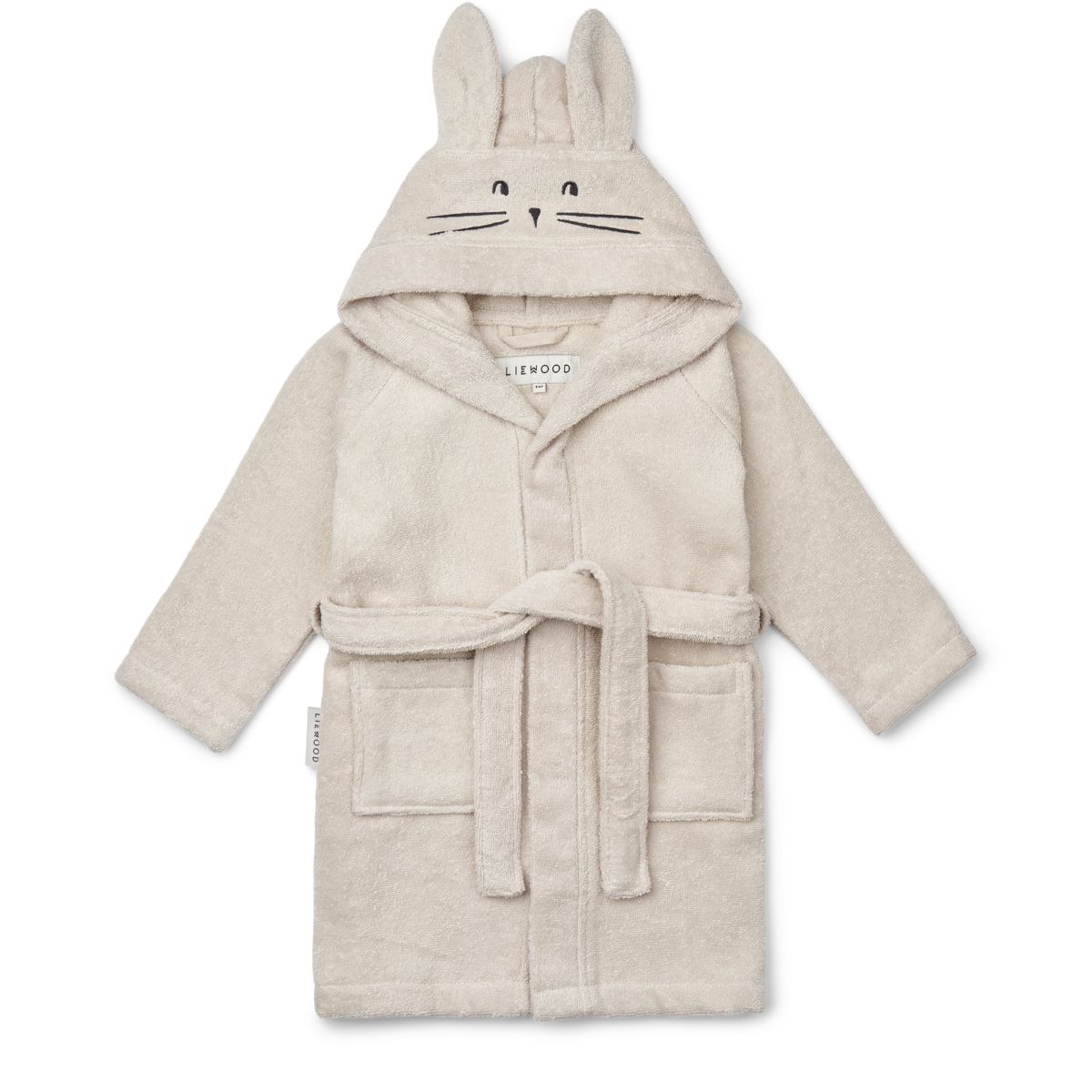 Liewood Peignoir Lily Lapin - Sandy - Serviettes / Gants de toilettes