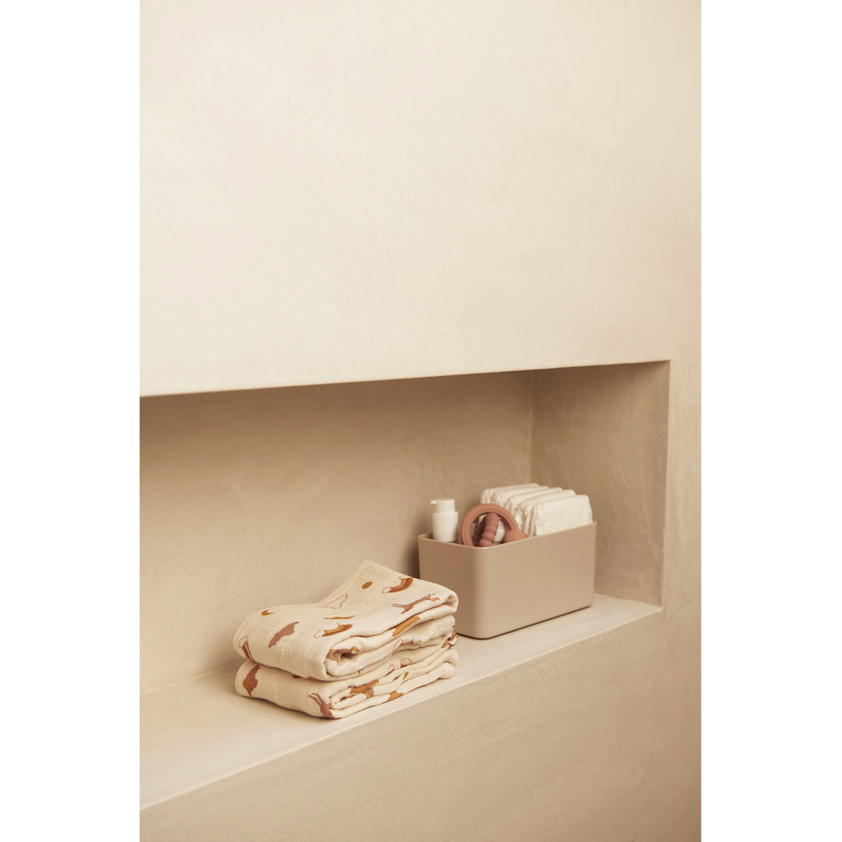 Liewood Lot de 2 langes en mousseline Lewis - Dream / Ecru - Langes en mousseline