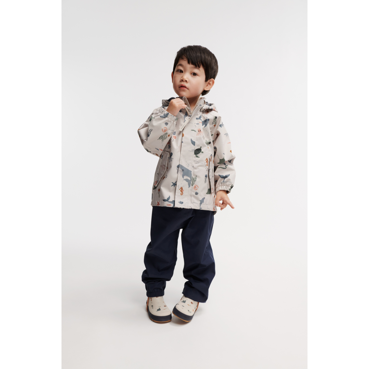 Liewood Ensemble Imperméable PEDIA - Sea creature / Sandy - Ensemble