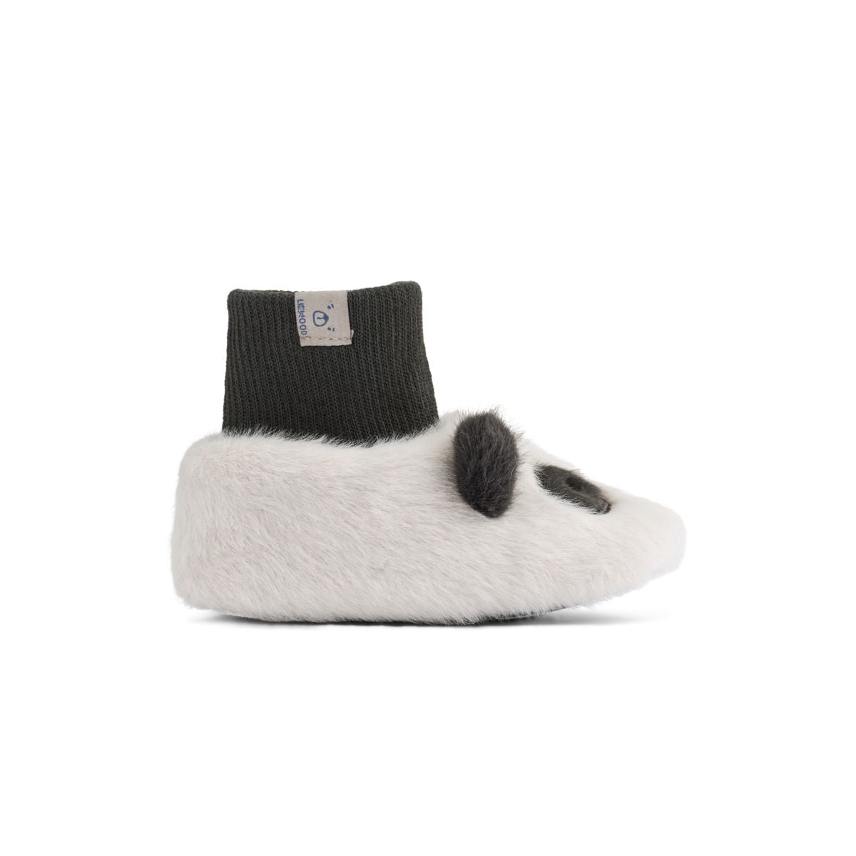 Pantoufles Peluche Panda BETH - Sandy / Dark grey