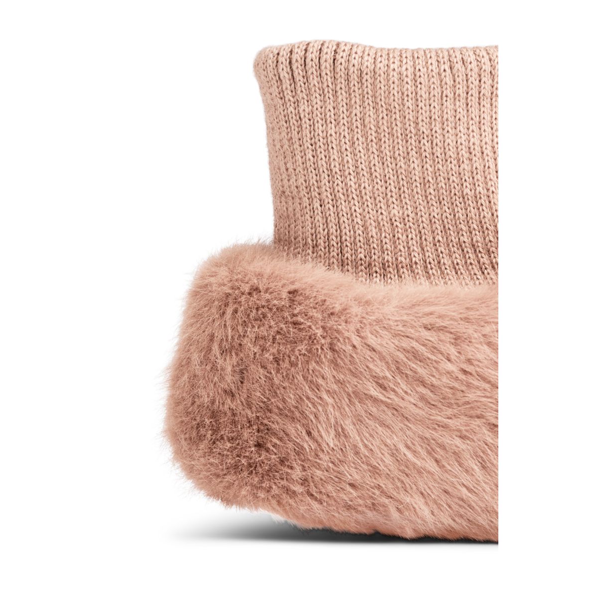 Chaussons Peluche Ours BETH - Pale tuscany