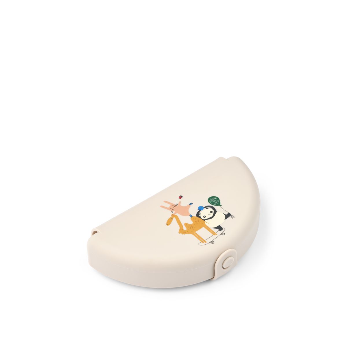 Liewood Boîte à goûter pliable Eugene - Around the world / Sandy - Boïte à goûter